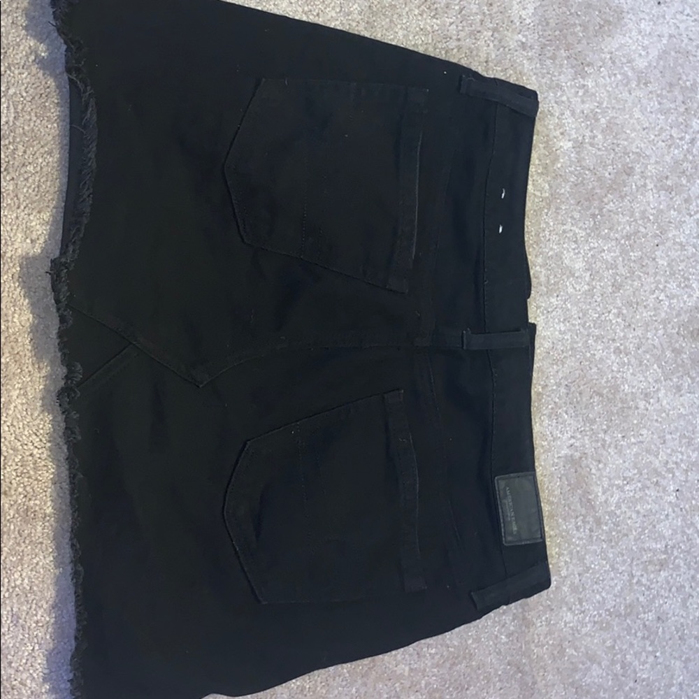 Frayed jean skirt from American eagle